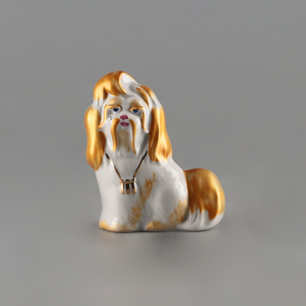 Скульптура Собака-модница - фото - 1